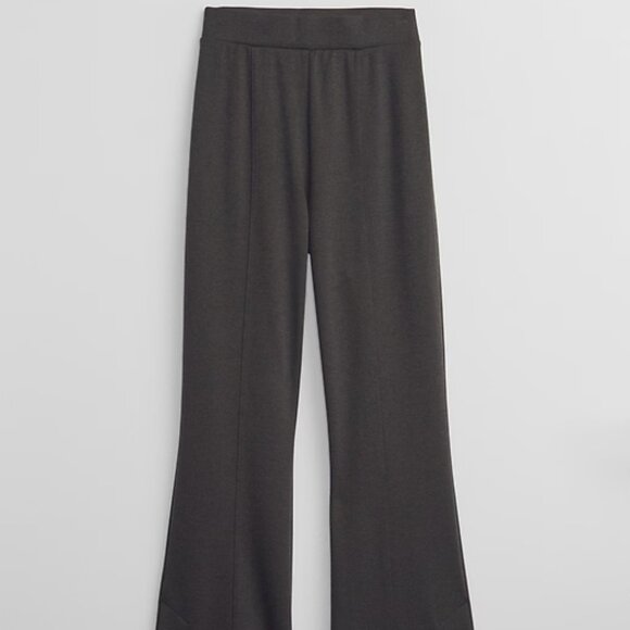 GAP Charcoal Mid Rise Flare Ponte Pants/NWT/Medium - Picture 3 of 14